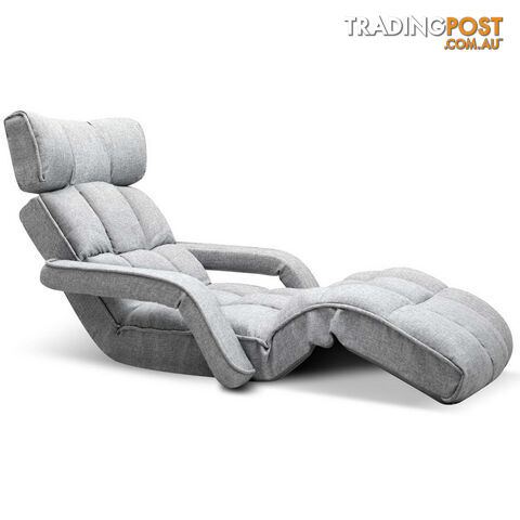 Single Size Lounge Chair with Arms _ÑÐ Grey