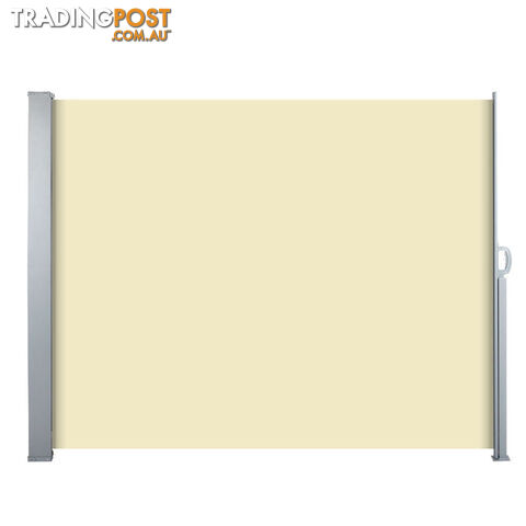 Retractable Side Awning Shade 180cm Beige
