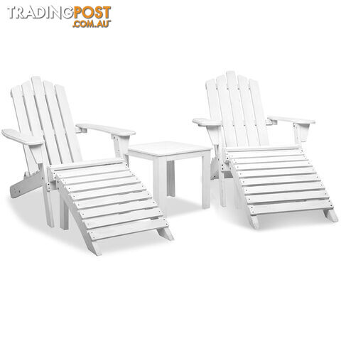 Adirondack Chairs & Side Table  5 Piece Set
