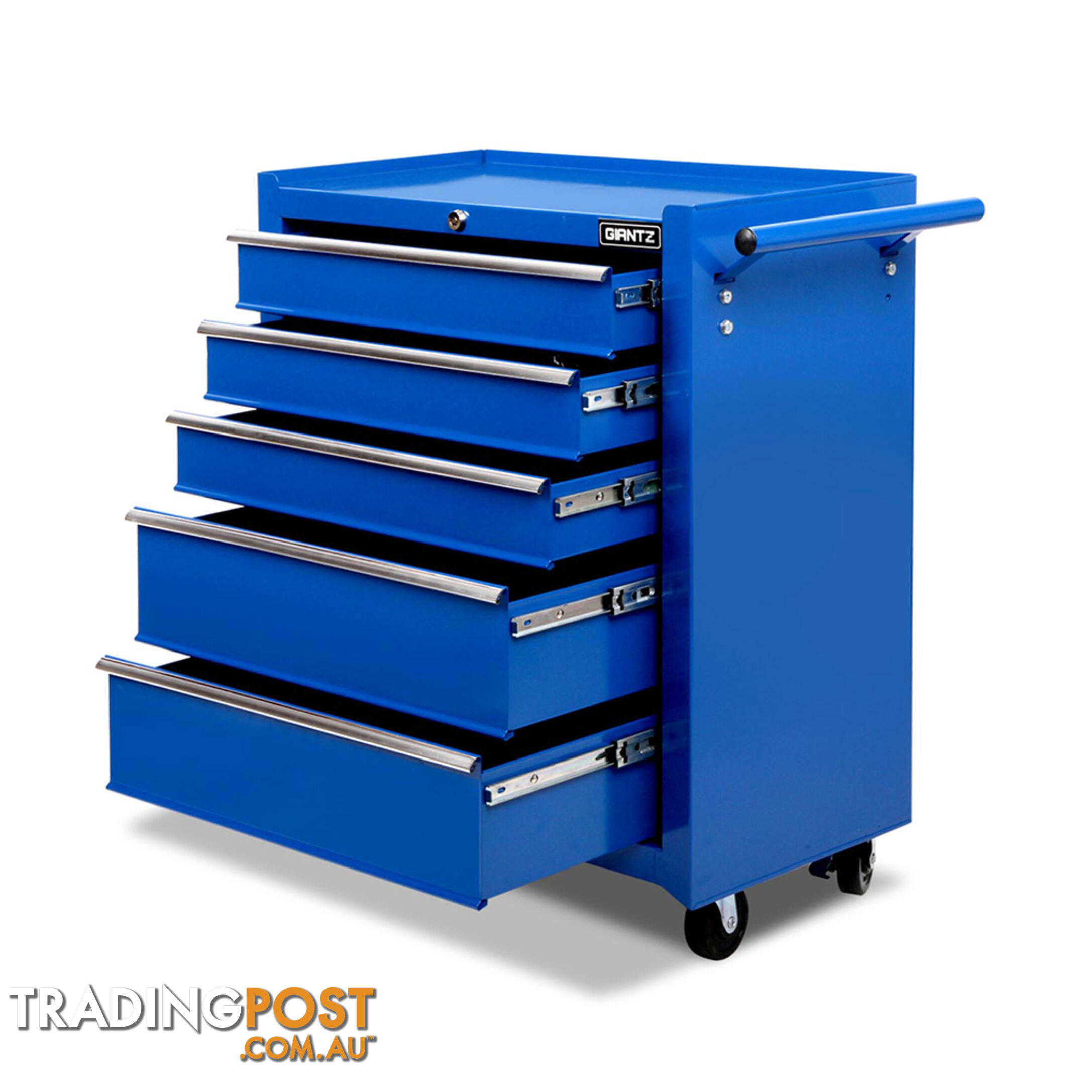 5 Drawers Roller Toolbox Cabinet  Blue