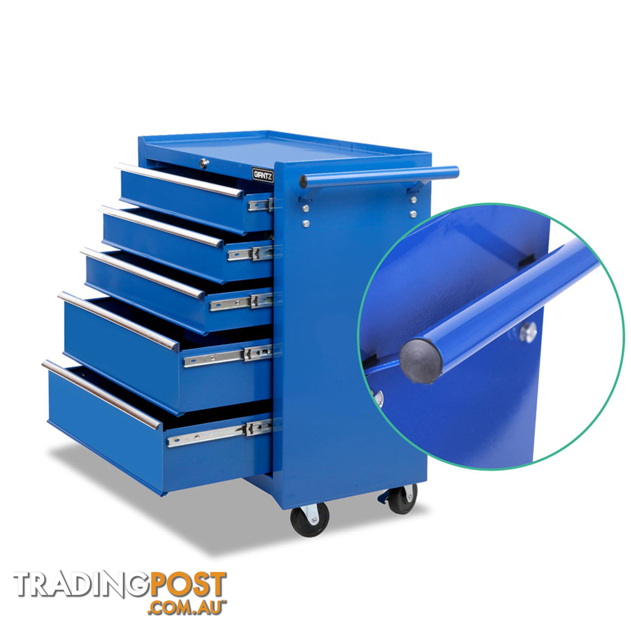 5 Drawers Roller Toolbox Cabinet  Blue