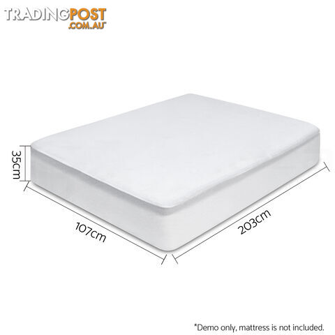 Waterproof Bamboo Mattress Protector - King Single