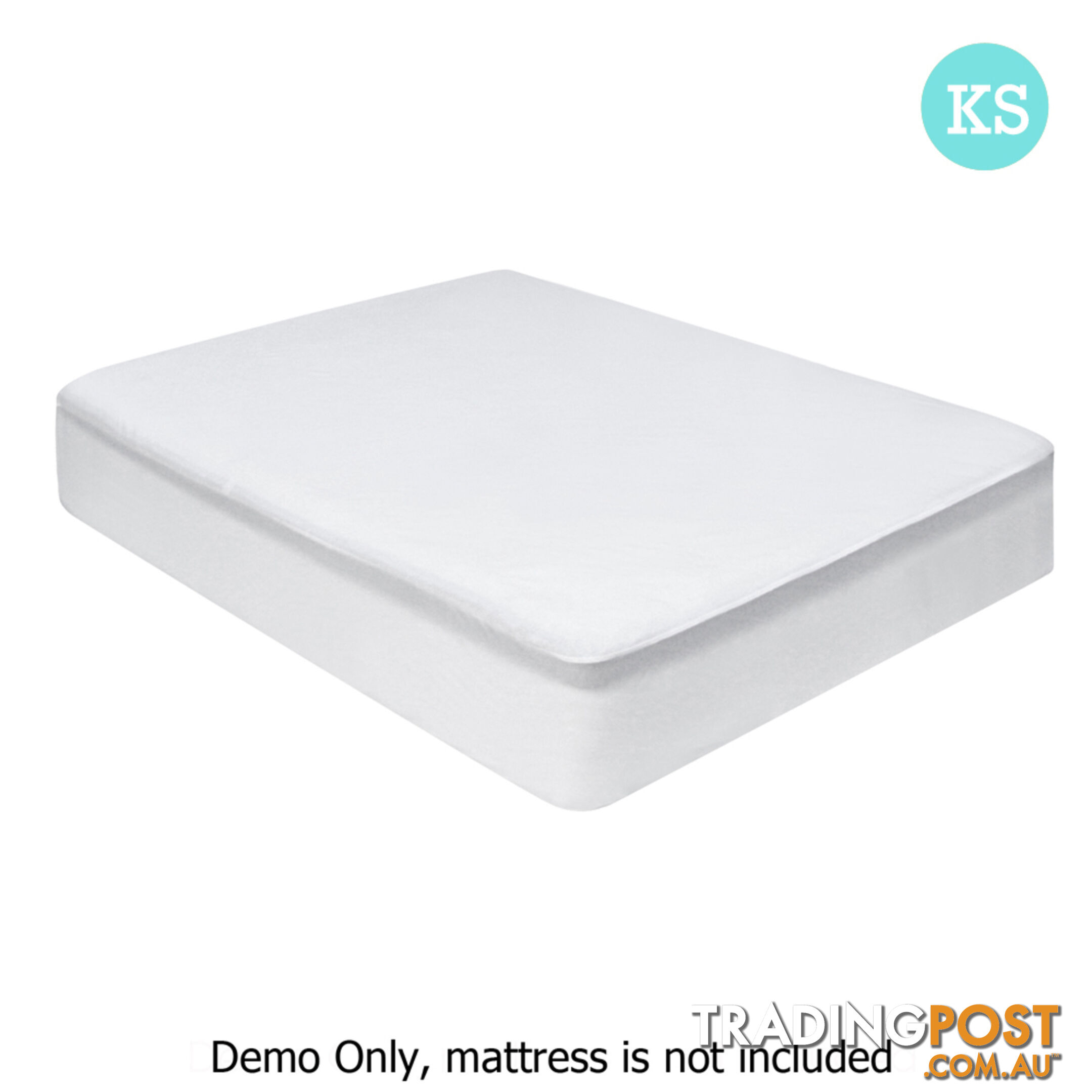 Waterproof Bamboo Mattress Protector - King Single