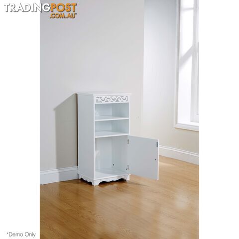 Lure Floor Cupboard in WHITE