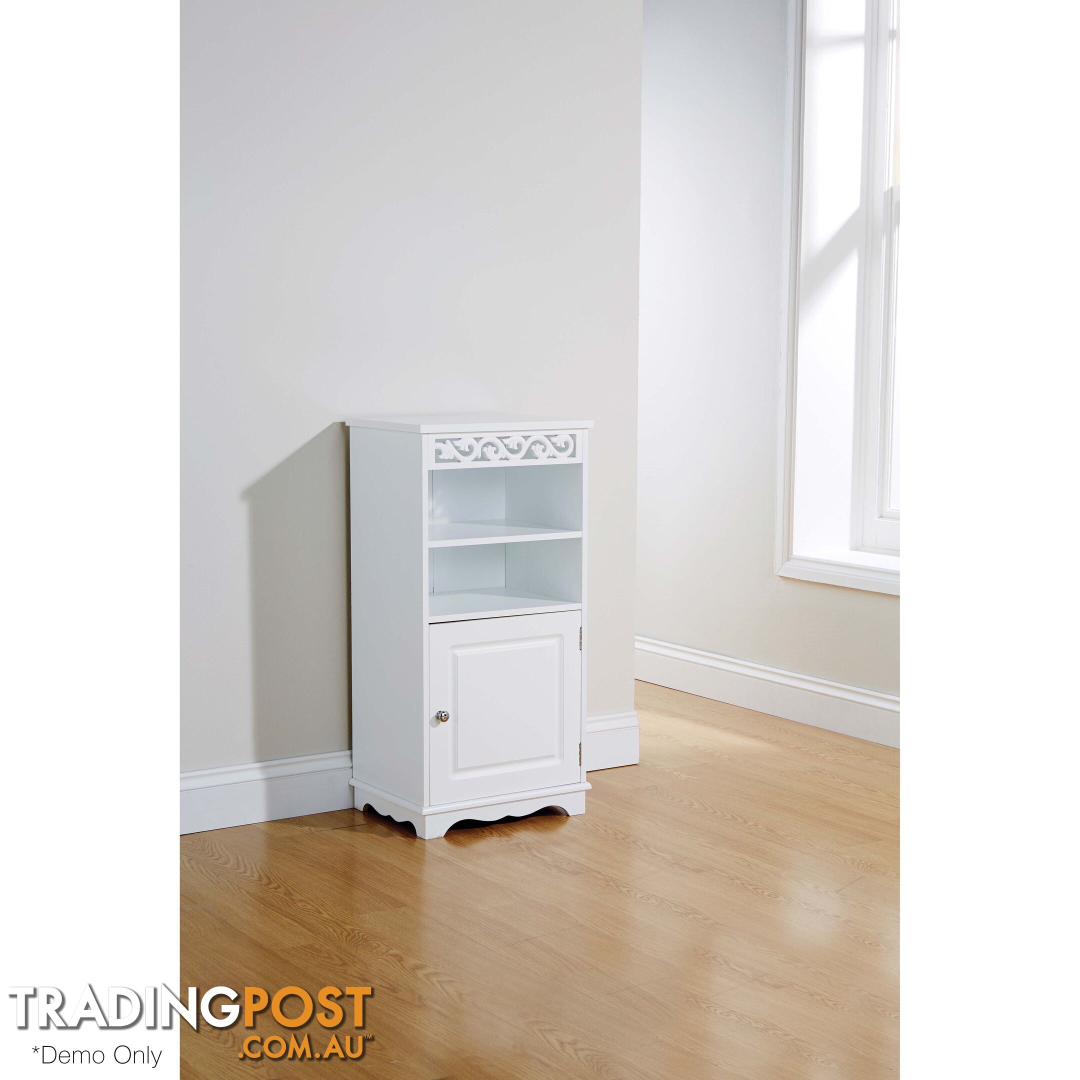 Lure Floor Cupboard in WHITE