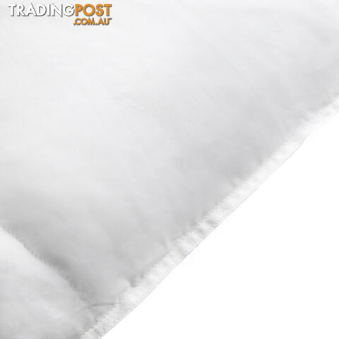 Duck Feather Down Quilt Super King White