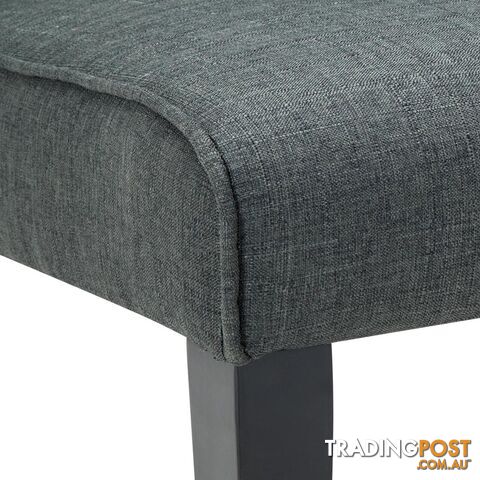 Fabric Dining Lounge Chair - Grey