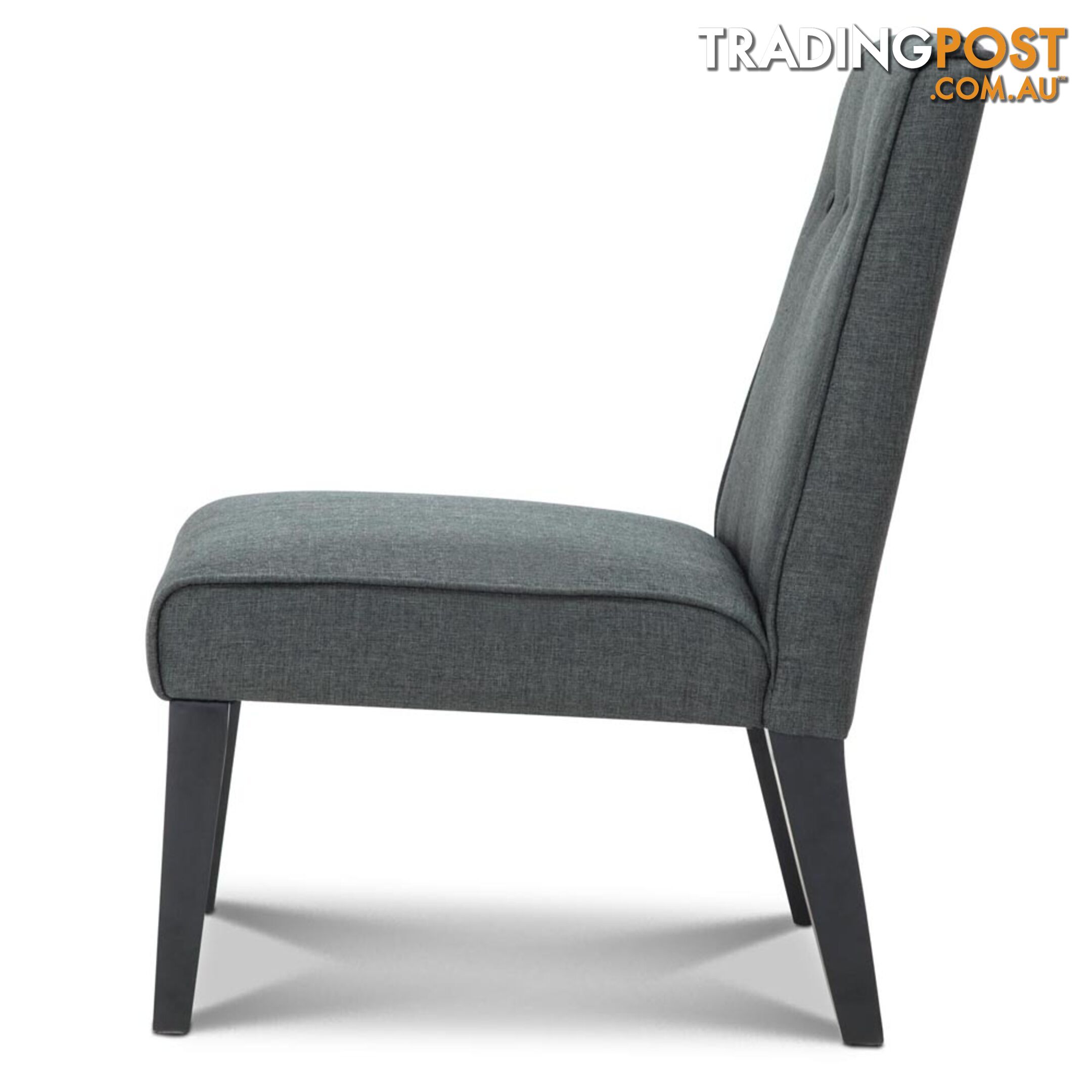 Fabric Dining Lounge Chair - Grey