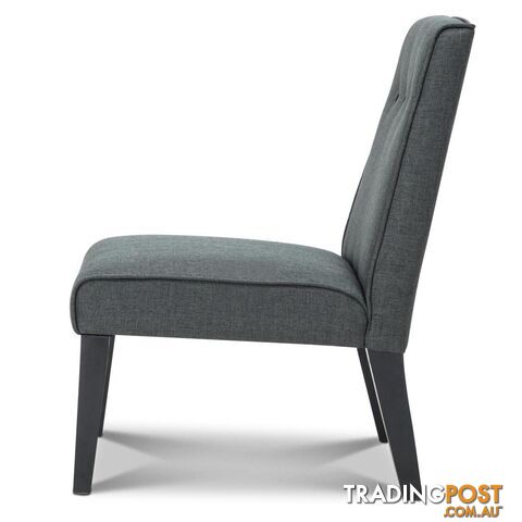 Fabric Dining Lounge Chair - Grey