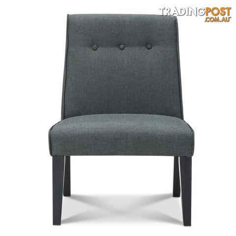 Fabric Dining Lounge Chair - Grey