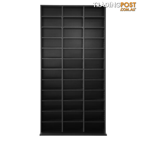 Adjustable CD DVD Book Storage Shelf Black - photo 4 of 7