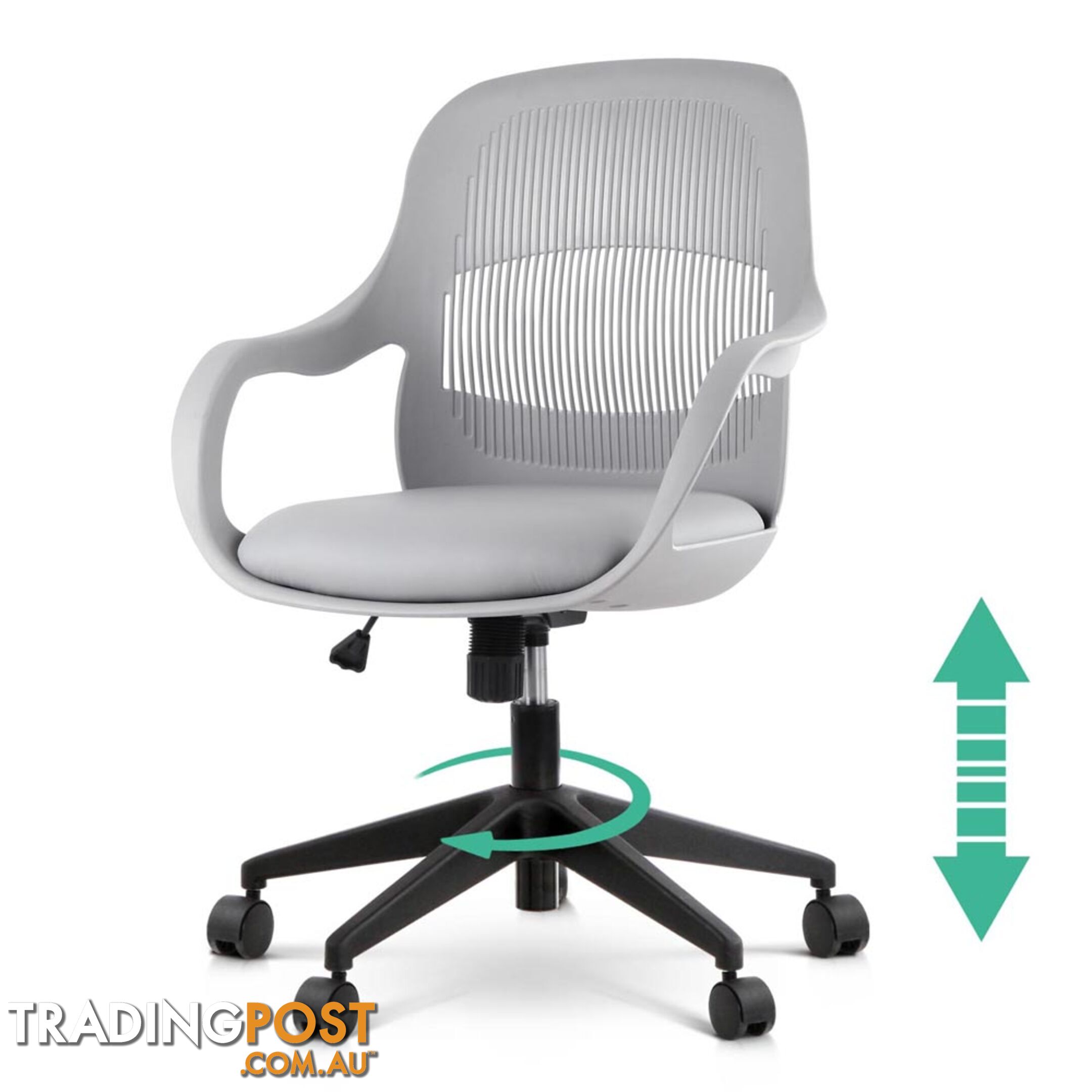 Modern Office Desk Chair  - Grey