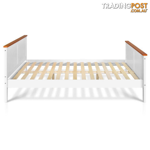 Pine Wood Double Bed Frame