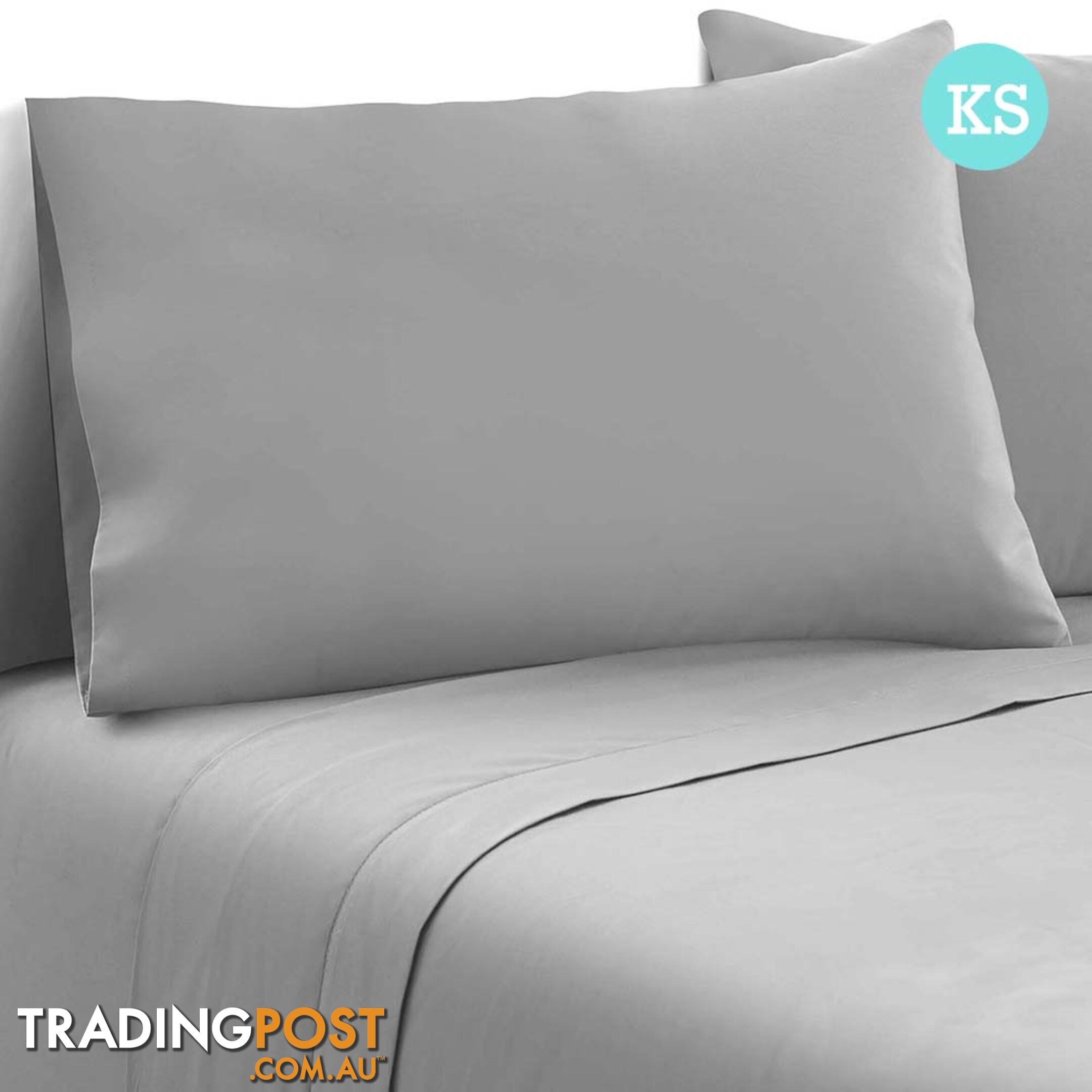 3 Piece Microfibre Sheet Set King Single _ÑÐ  Grey