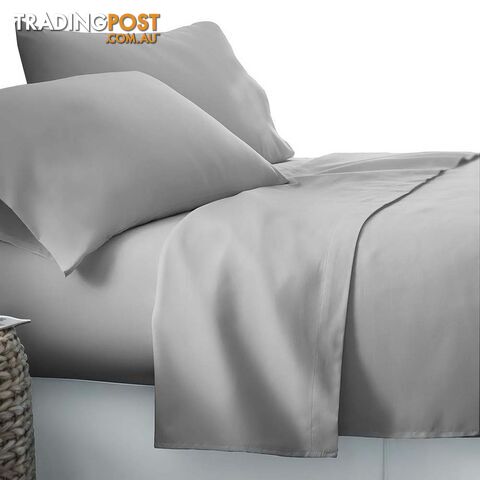 3 Piece Microfibre Sheet Set King Single _ÑÐ  Grey