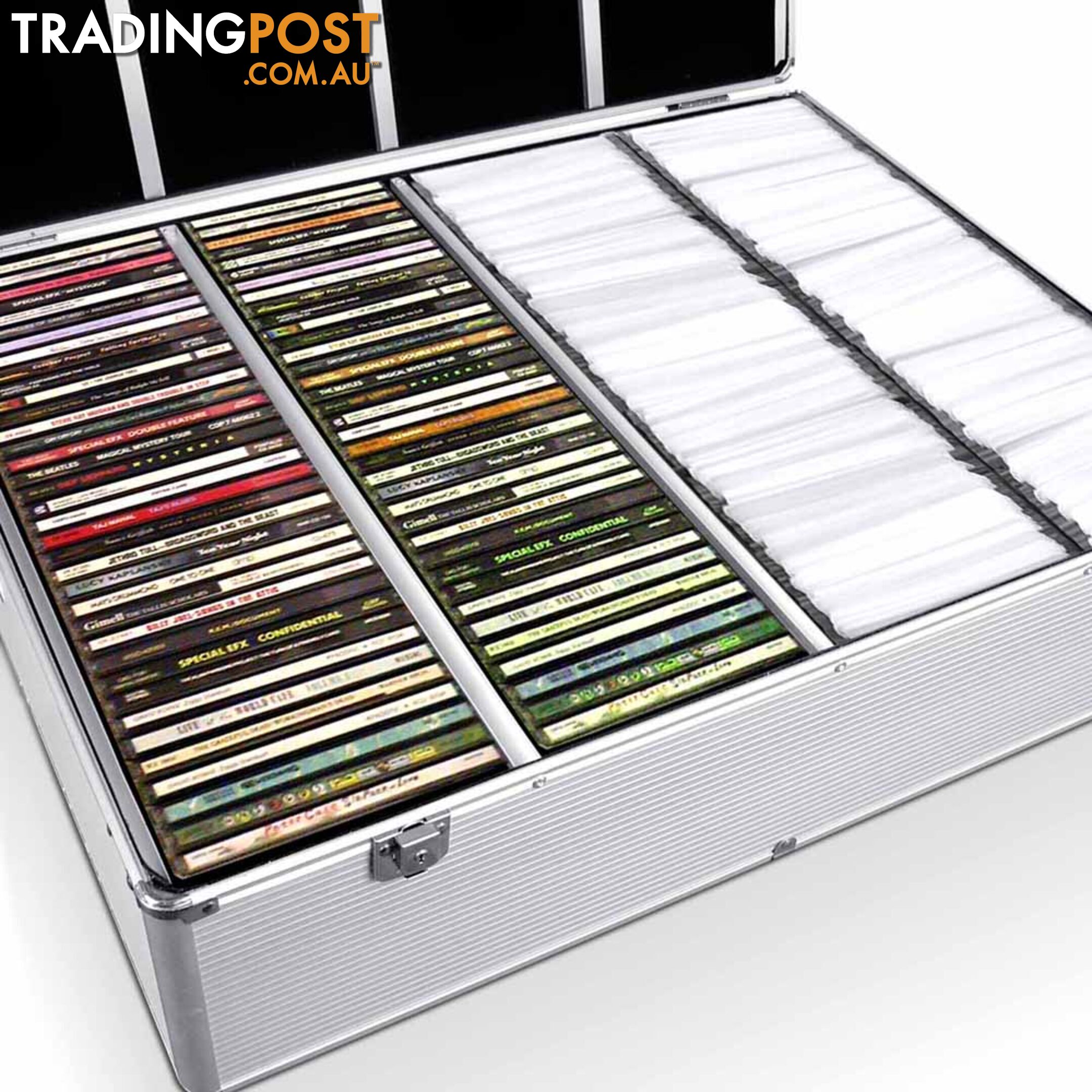 Aluminium CD DVD Bluray Storage Case Box 1000 Discs SL