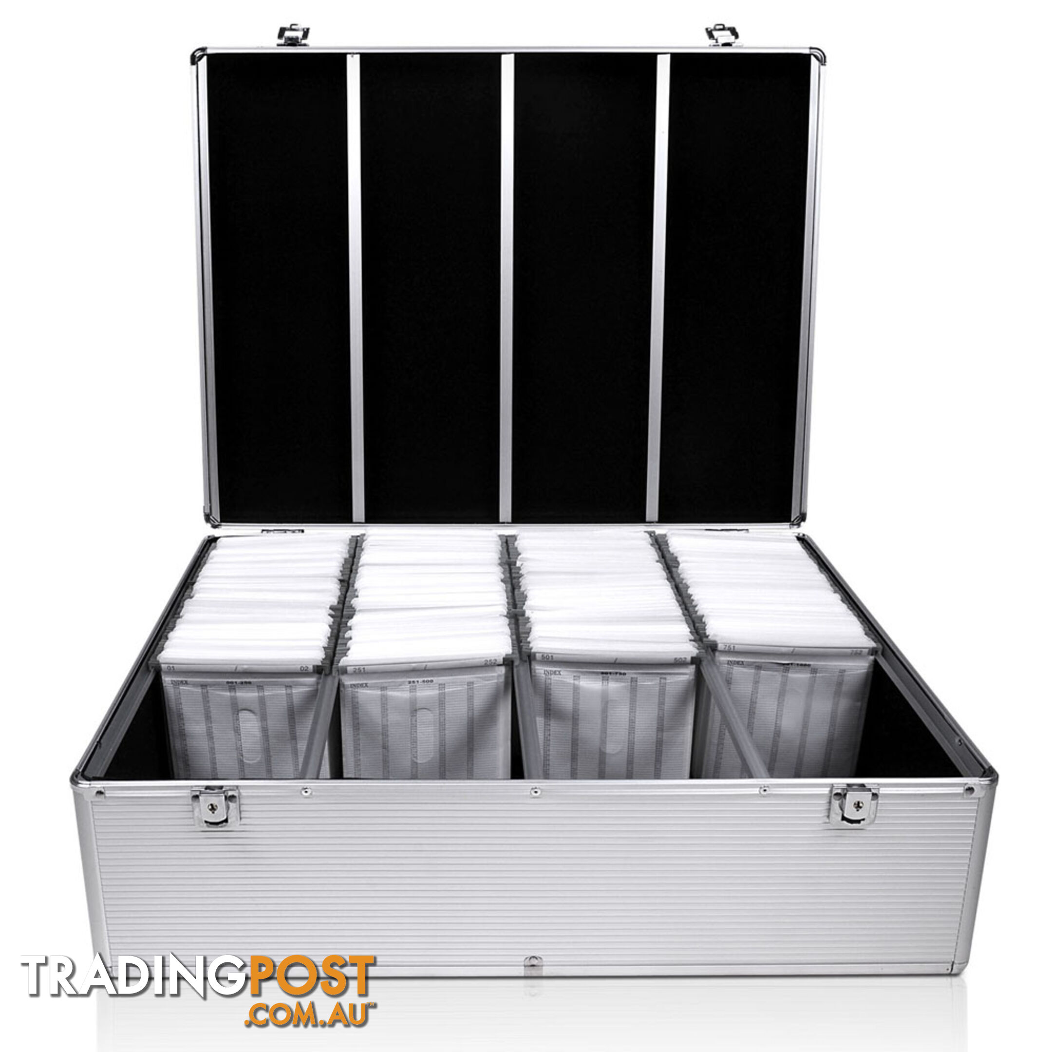 Aluminium CD DVD Bluray Storage Case Box 1000 Discs SL