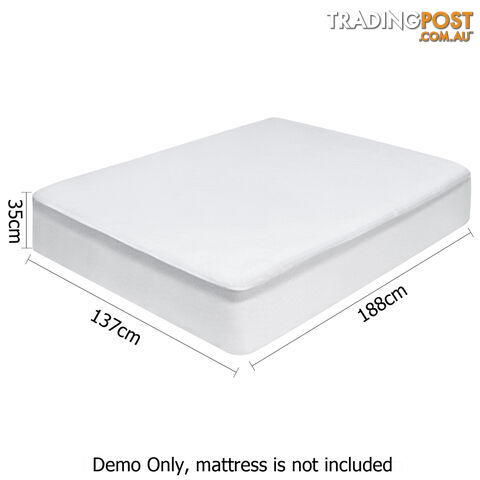 Waterproof Bamboo Mattress Protector - Double