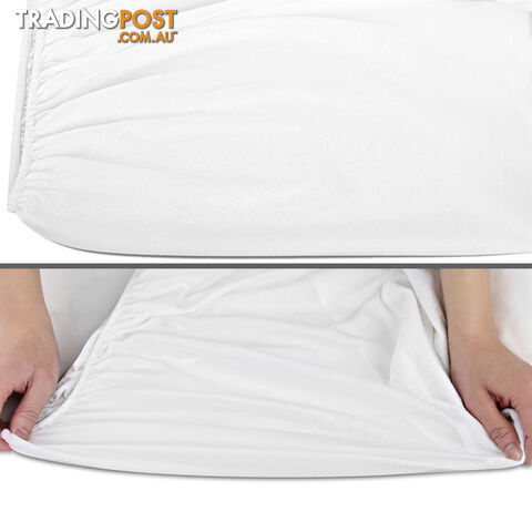 Waterproof Bamboo Mattress Protector - Double