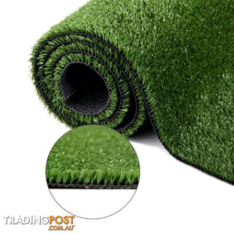 Artificial Grass 10 SQM Polypropylene Lawn Flooring 1X10M Olive Green