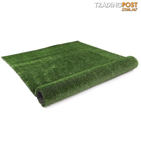 Artificial Grass 10 SQM Polypropylene Lawn Flooring 1X10M Olive Green