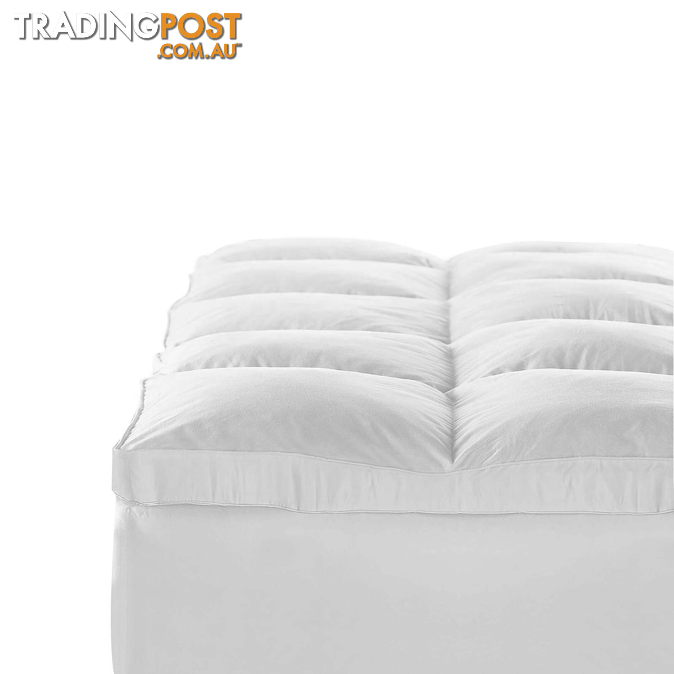 Duck Feather & Down Pillowtop Matress Topper - King Single