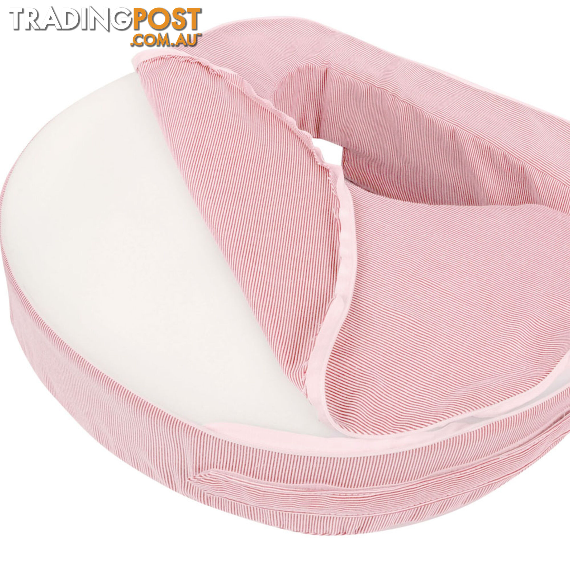 Baby Breast Feeding Support Memory Foam Pillow w/ Zip Cover Pink