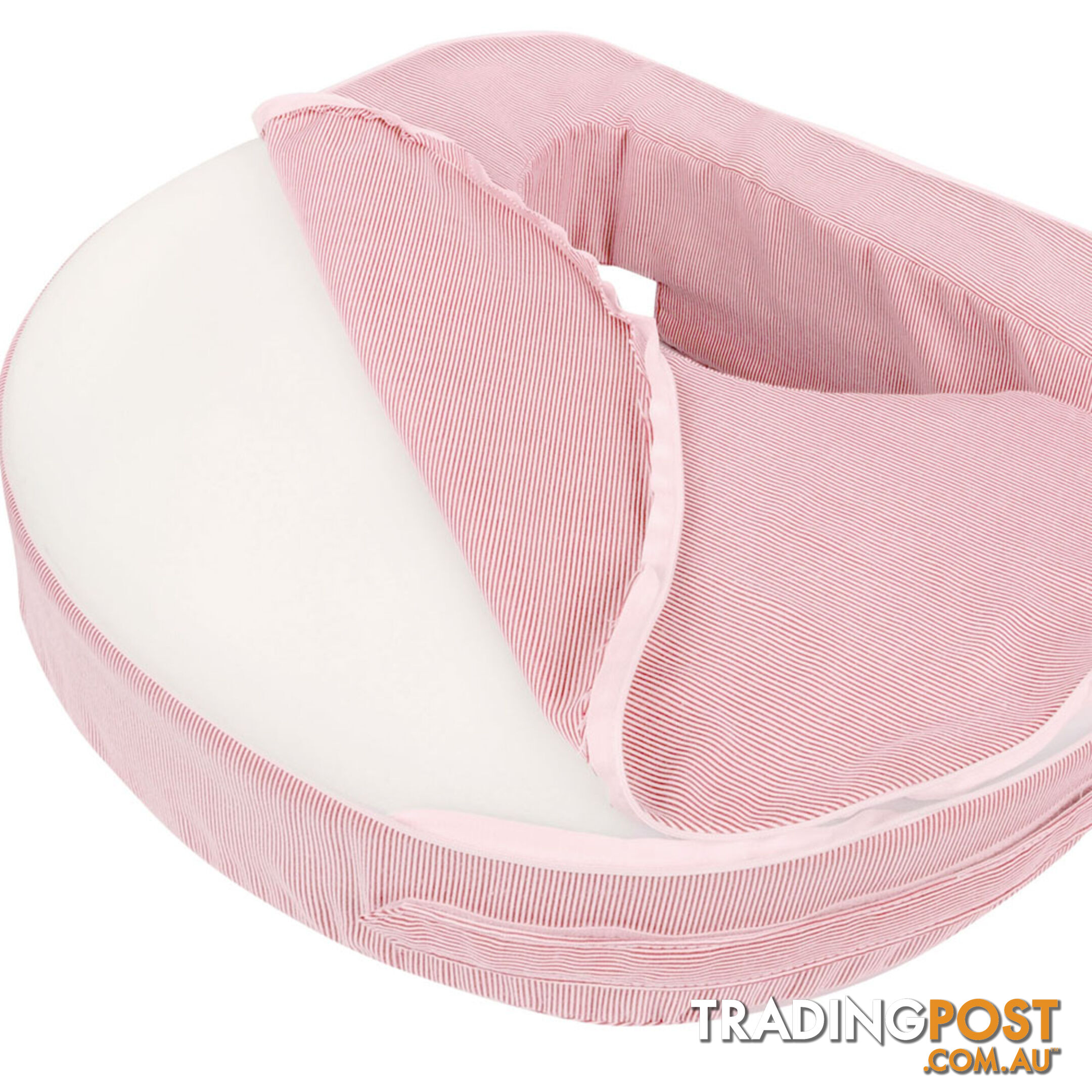 Baby Breast Feeding Support Memory Foam Pillow w/ Zip Cover Pink