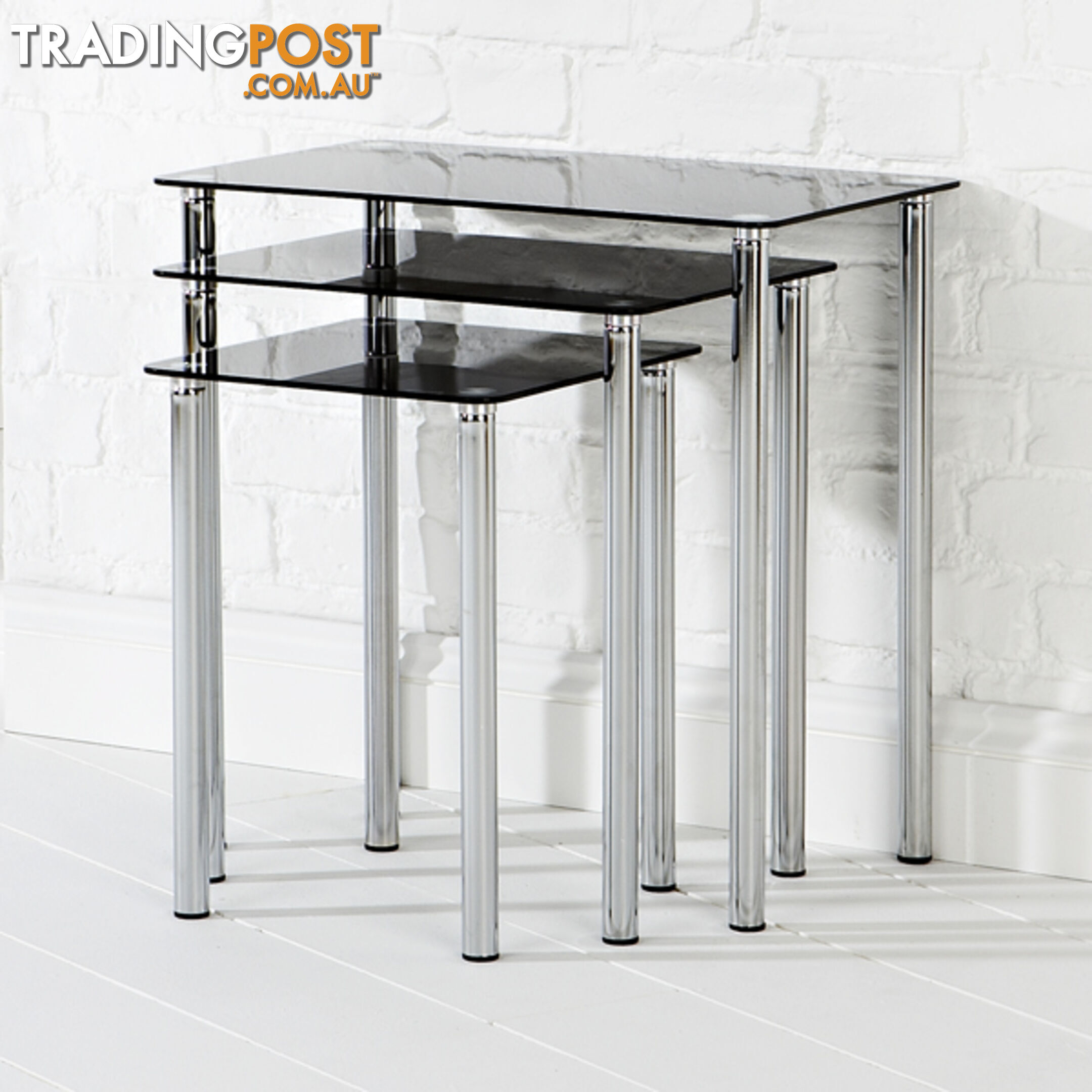 Amore Nest of Tables Black