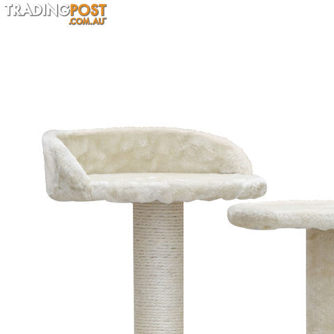 Cat Scratching Post  Tree House Condo 134cm Beige