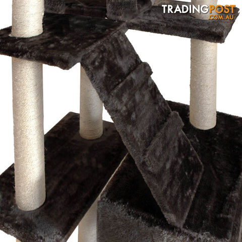 Cat Scratching Poles Post Furniture Tree 185cm Dark Grey - photo 5 of 8