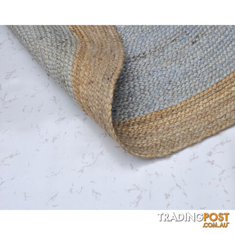 Jute Round Grey Rug Grey & Natural 200x200cm - photo 3 of 3