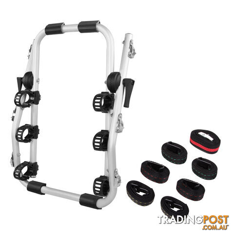 Foldable Aluminium Strap-On 3 Bicycle Bike Rack Carrier