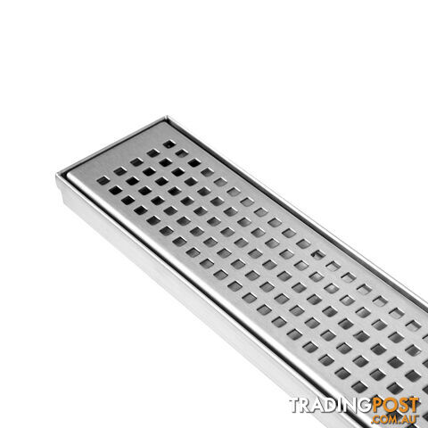 Square Stainless Steel Shower Grate Drain Floor Bathroom 800mm