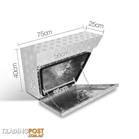Set of 2 Aluminium Under Tray Tool Boxes - photo 2 of 8