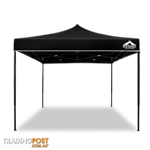 3x3 Pop Up Gazebo Hut with Sandbags Black - photo 5 of 12