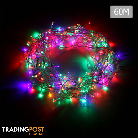 500 LED Christmas String Lights Multi Colour