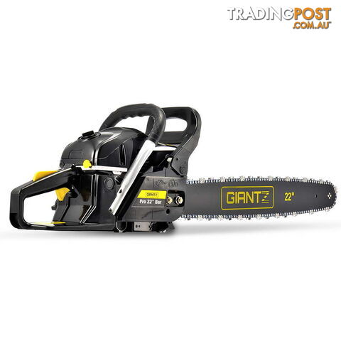 Giantz 58CC Petrol Chainsaw w/ Carry Bag and Safety Set