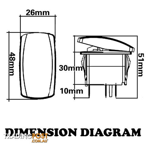 LED LIGHT BAR CARLING ROCKER SWITCH LASER ETCHED WORK LIGHT BAR 4WD UTE 12V 24V - photo 4 of 4