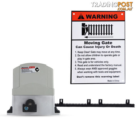 Automatic Sliding Gate Opener with 2 Remote Controls