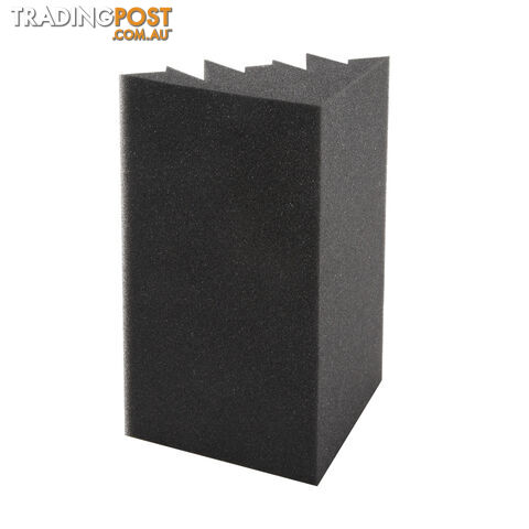 Set of 20 Studio Corner Bass Trap Acoustic Foam Black