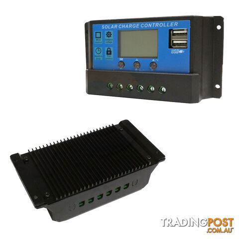 30A 12V-24V LCD Display PWM Solar Panel Regulator Charge Controller & Timer PWN - photo 3 of 5