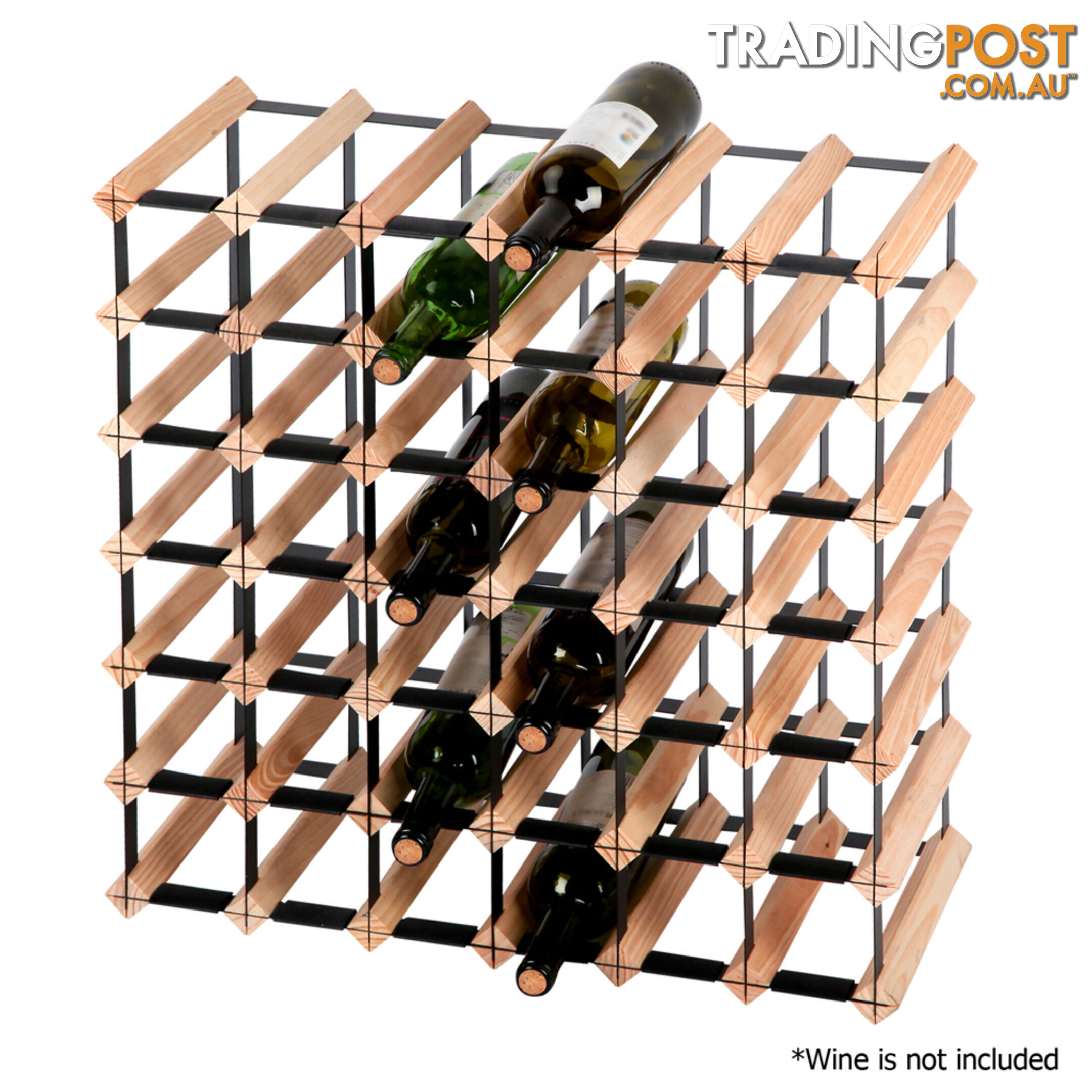 Timber Wine Rack 42 Bottles