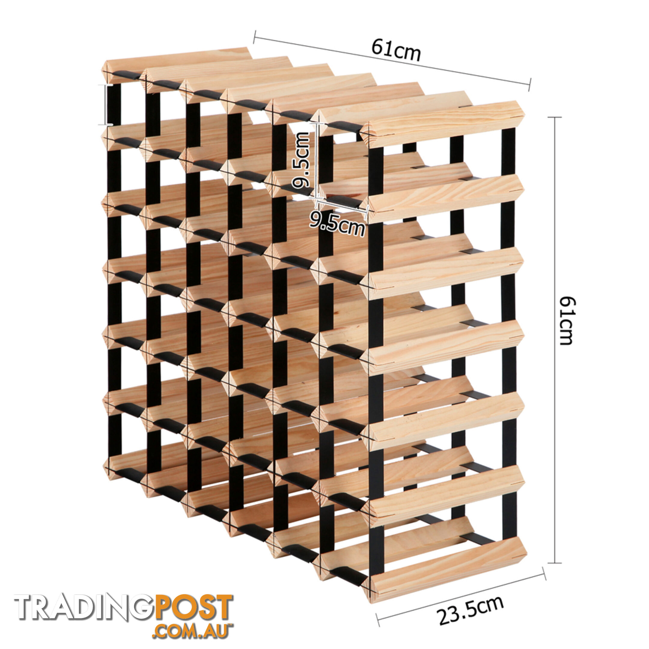 Timber Wine Rack 42 Bottles