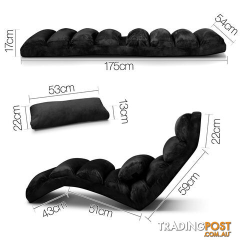 Lounge Sofa Chair - 75 Adjustable Angles _ÑÐ Black