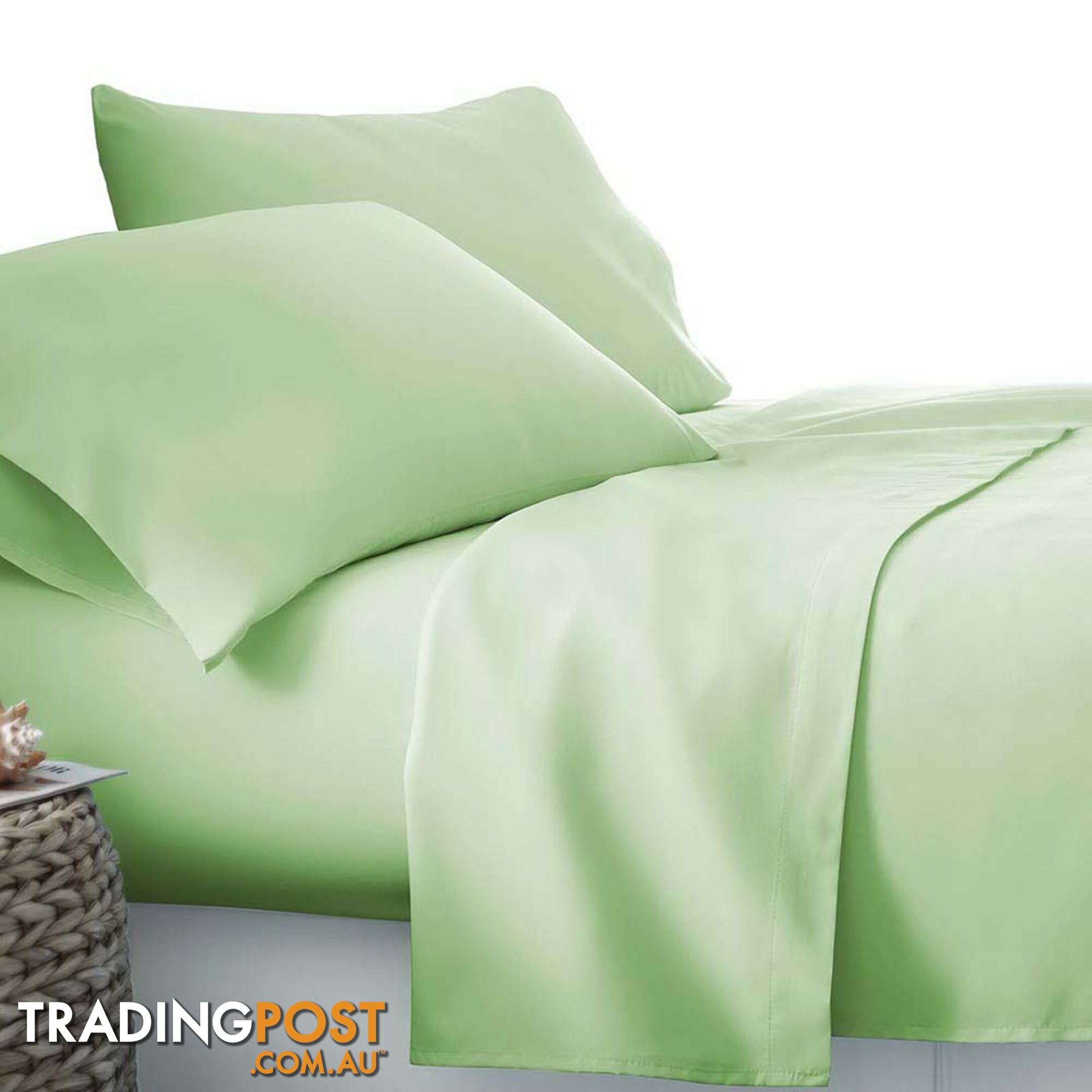 3 Piece Microfibre Sheet Set King Single _ÑÐ Green