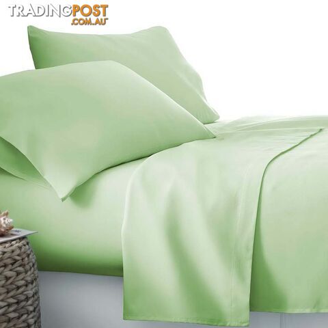 3 Piece Microfibre Sheet Set King Single _ÑÐ Green