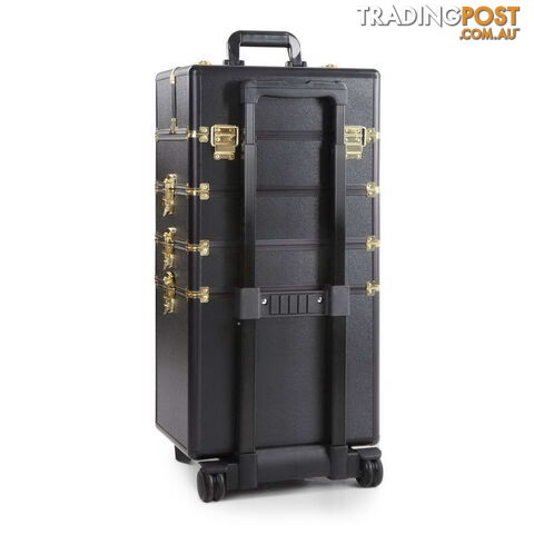 7 in 1 Make Up Cosmetic Beauty Case _ÑÐ Black & Gold