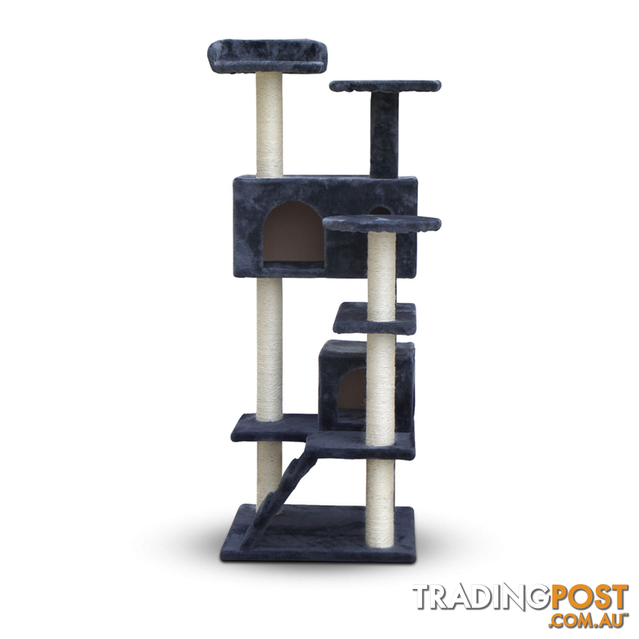 Cat Scratching Post  Tree House Condo 134cm Grey