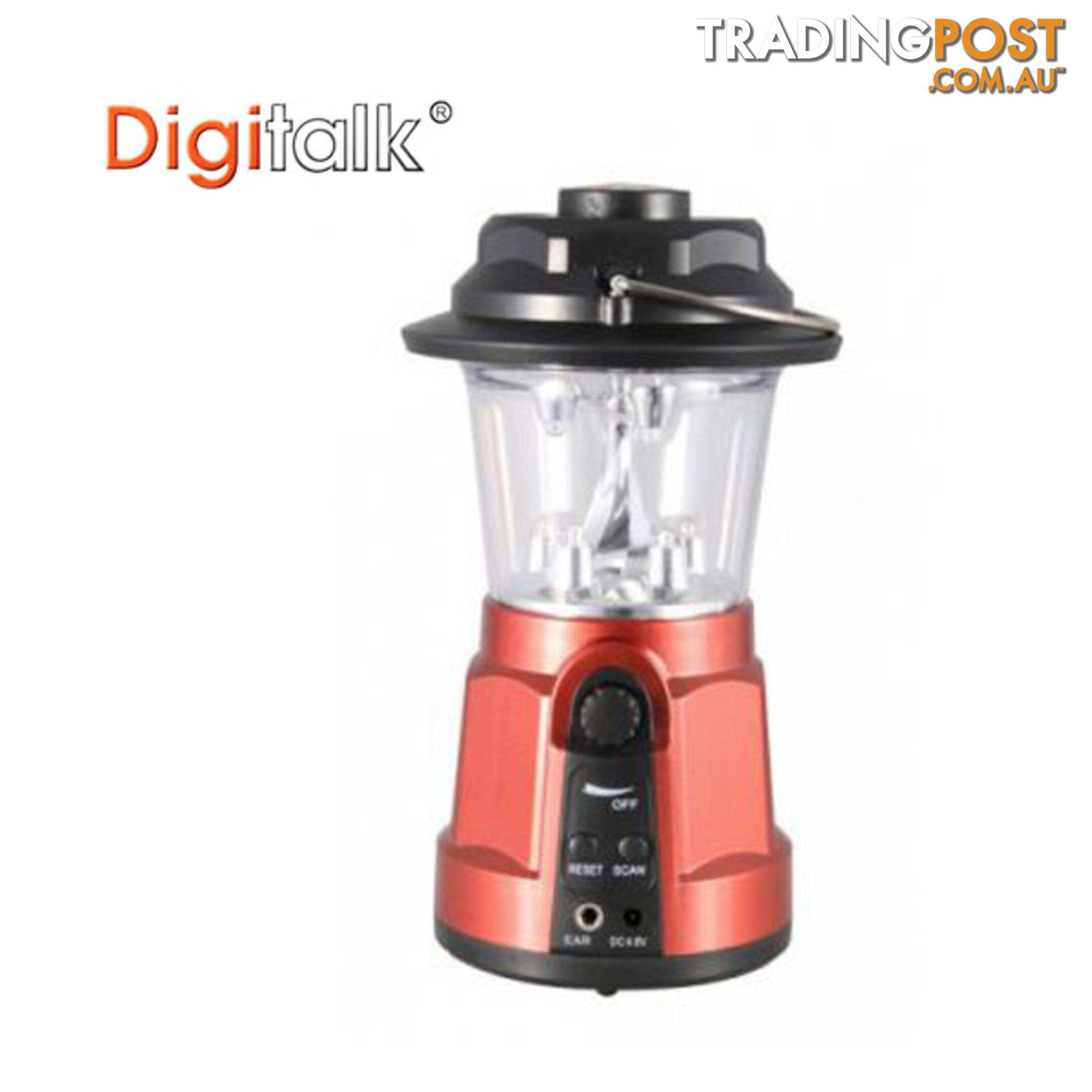 Portable Dynamo LED Lantern Radio with Built-In Compass